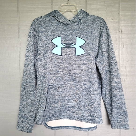 Under Armour Tops - Under Armour Women's Coldgear Storm Big Logo Hoodie Size L